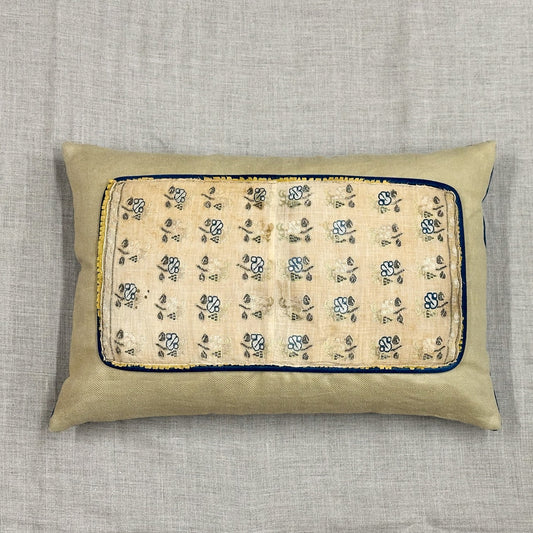 Antique Ottoman Hand Embroidered Pillow - 16" x 24" - 332a