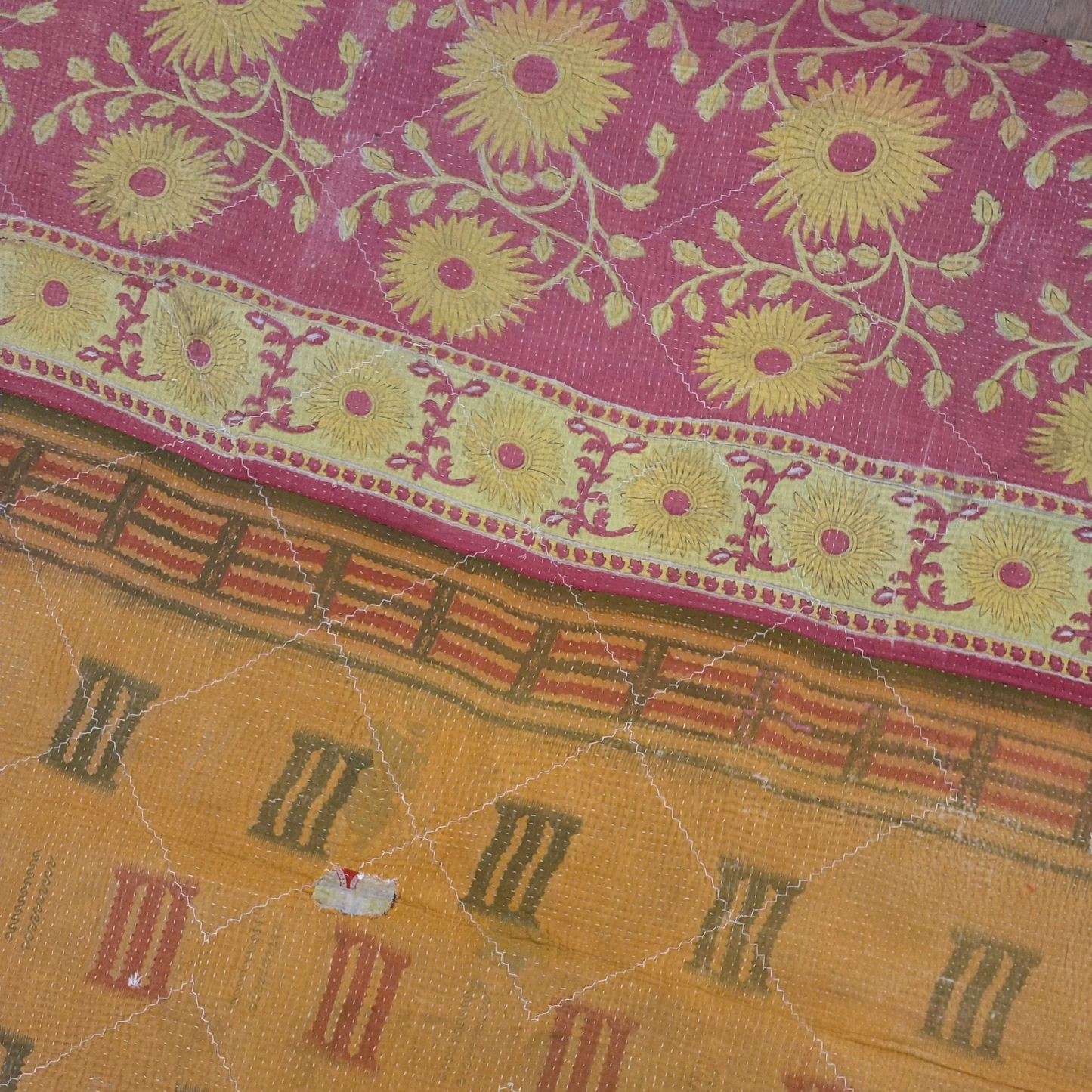 Vintage Kantha Quilt