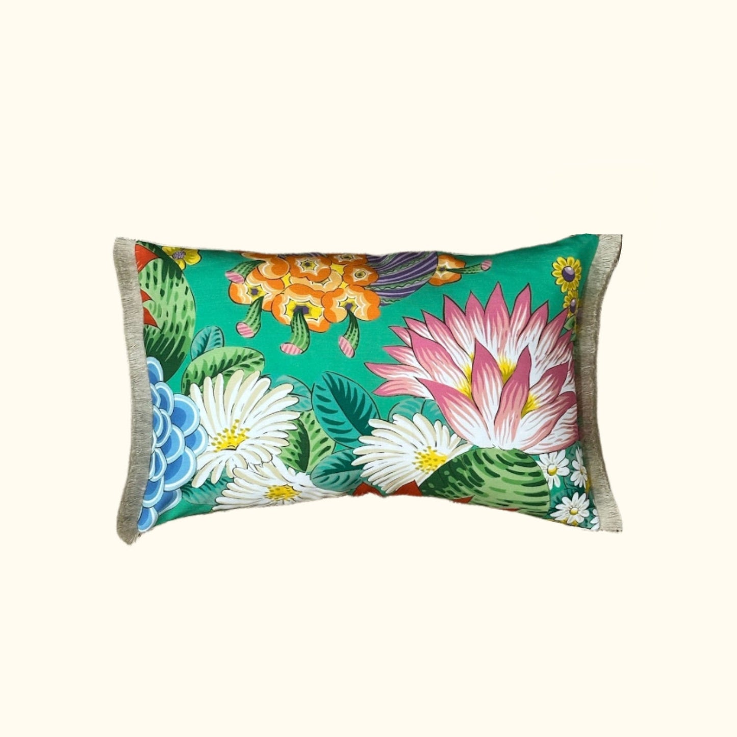 Clarence House 23 Color Floral Pillow - 11" x 17" - USA - 412d