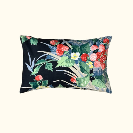 Vintage Cotton Kandell Chintz Pillow - 11" x 17" - USA - 438c