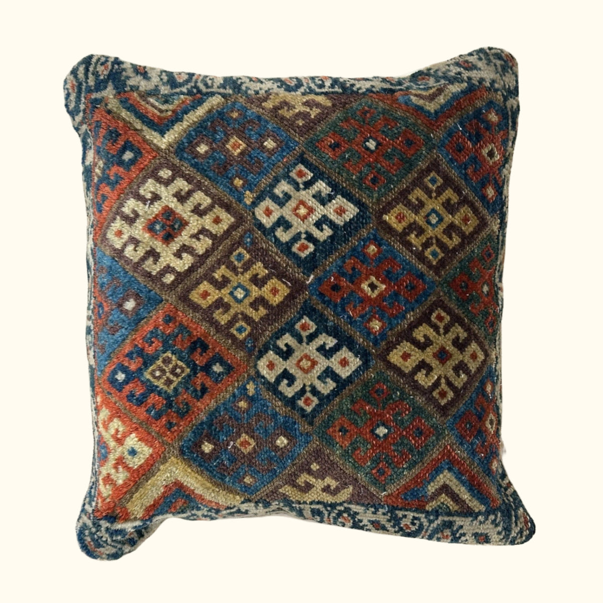 Vintage Turkish Rug Pillow - 20x20 - Turkey - 359