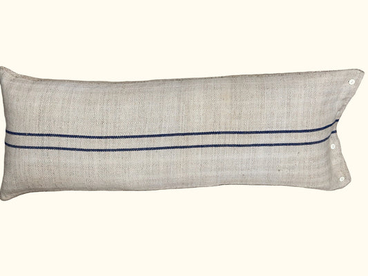 Vintage Grain Sack Pillow - 20x50 - Hungary - 463