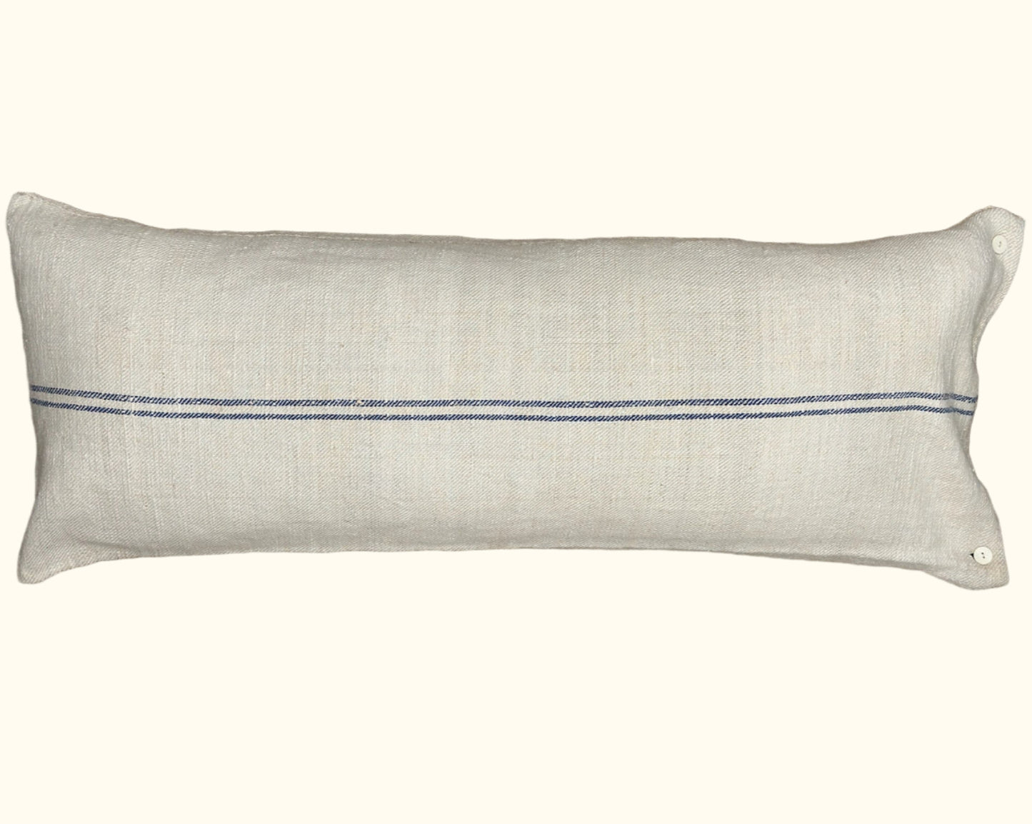 Vintage Grain Sack Pillow - 18x45 - Hungary - 462