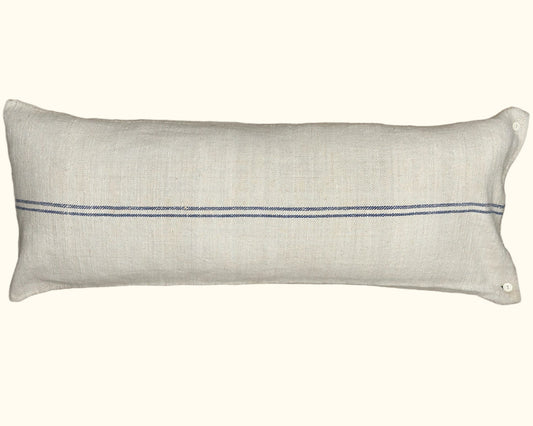 Vintage Grain Sack Pillow - 18x45 - Hungary - 462