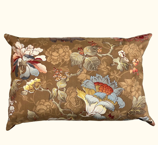Antique Print c. 1920's Pillow - 16" x 24" - France - 375a
