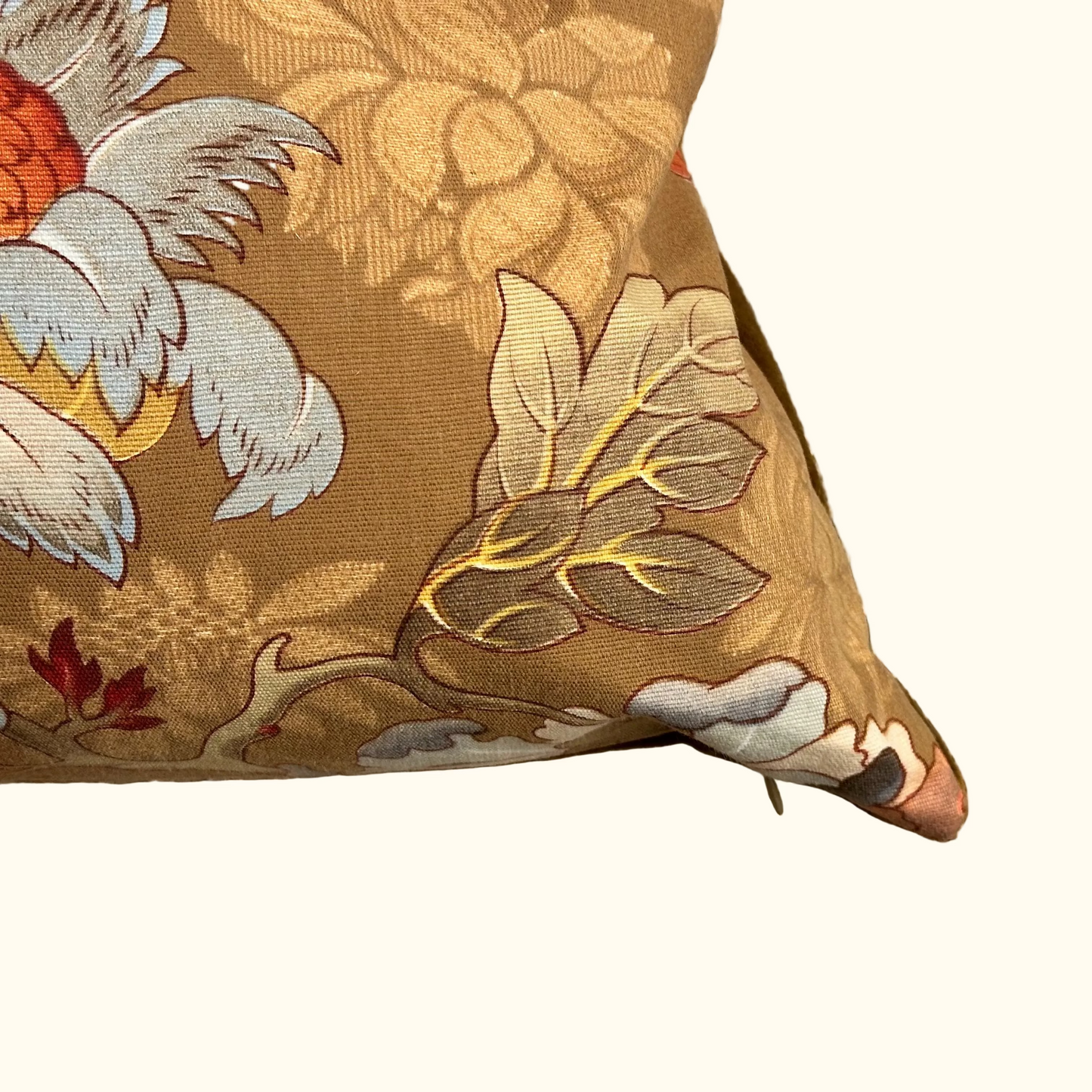 Antique Print c. 1920's Pillow - 16" x 24" - France - 375a