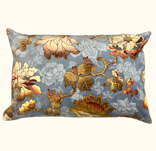 Antique Print c. 1920's Pillow - 16" x 24" - France - 378a