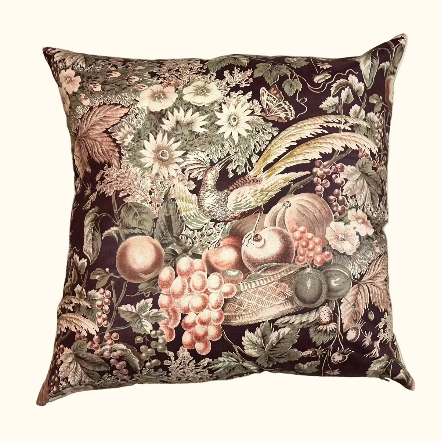 Vintage Robert Brent Hall Pillow - 22" x 22" - 477a