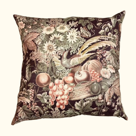 Vintage Robert Brent Hall Pillow - 22" x 22" - 477a