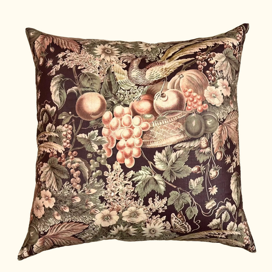 Vintage Robert Brent Hall Pillow - 22" x 22" - 477b
