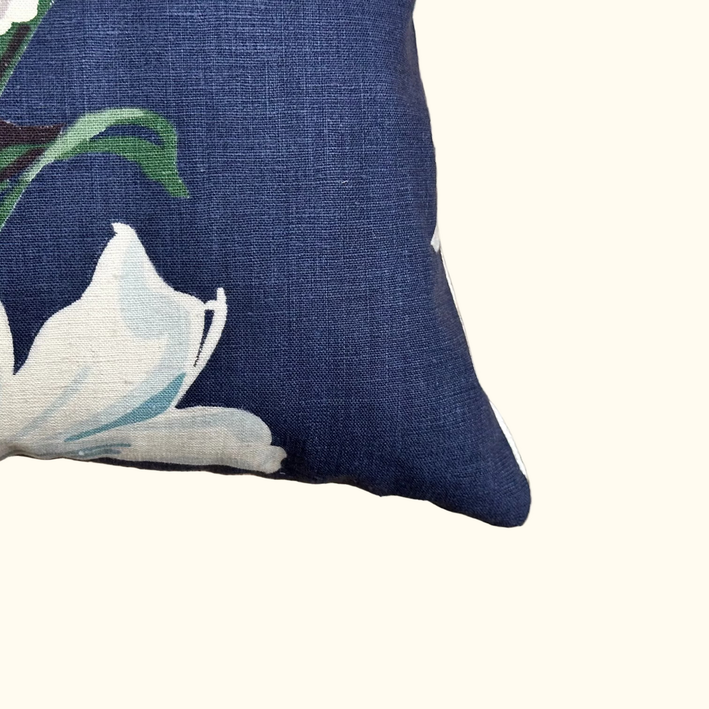 Vintage Salson Floral Cotton c. 1950's Pillow - 13" x 20" - 469a