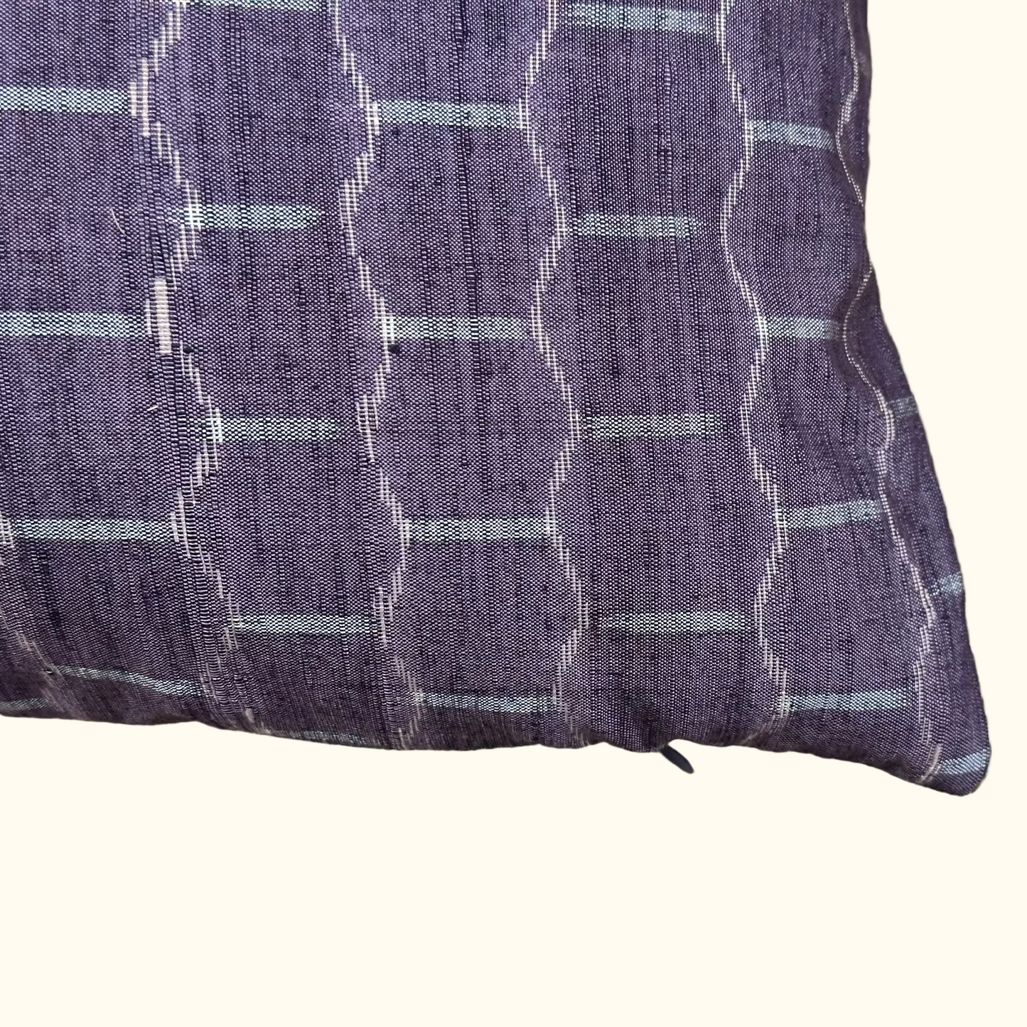 Vintage Silk Ikat Kimono Pillow - 11" x 17" - Japan - 435a