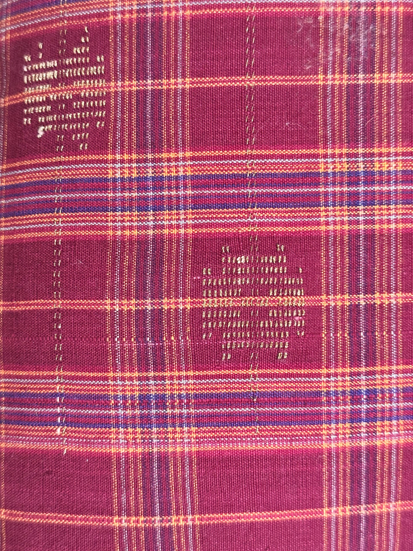 Vintage Dobby Weave with Metallic Detail Pillow - 11" x 17" - India - 544a