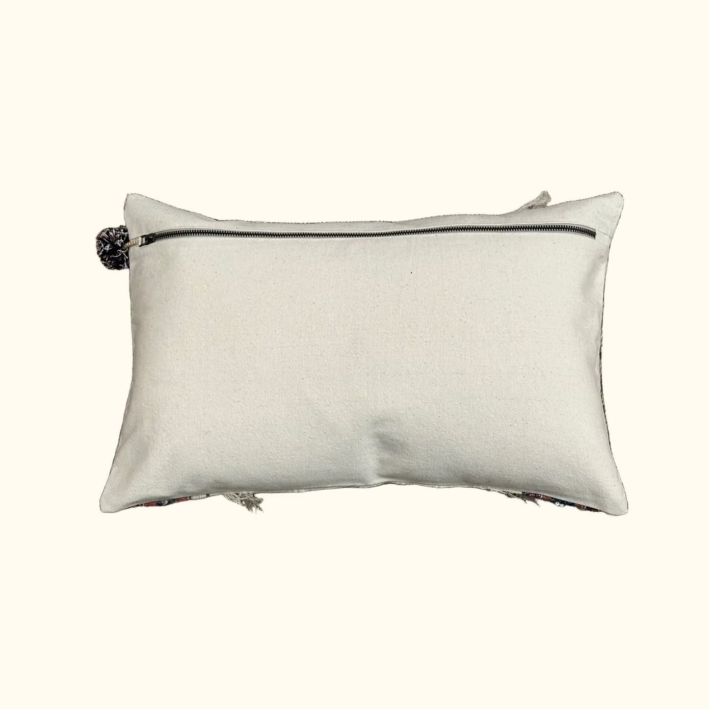 Vintage Embroidered Hamam Towel Pillow - 13 x 20 - Turkey - 562a