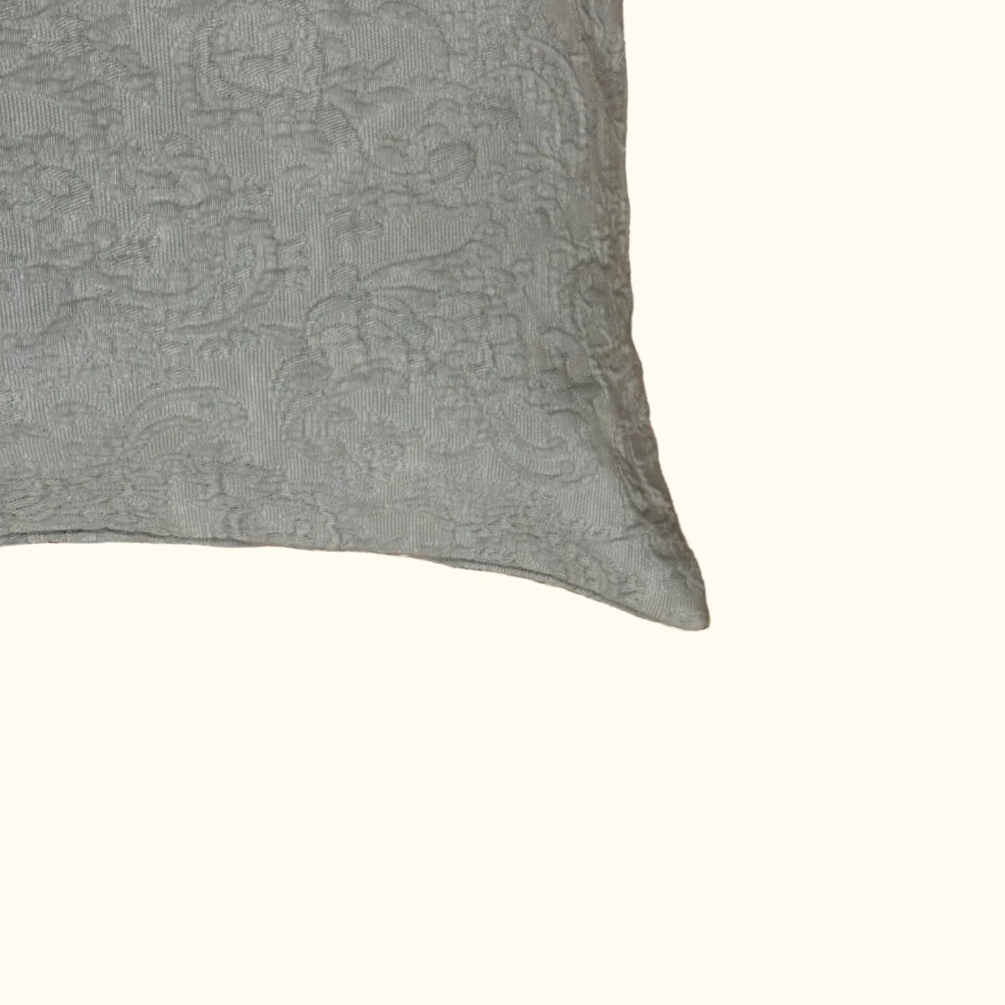 Matelasse Overdyed Pillow - 22 x 22 - Portugal - 561c
