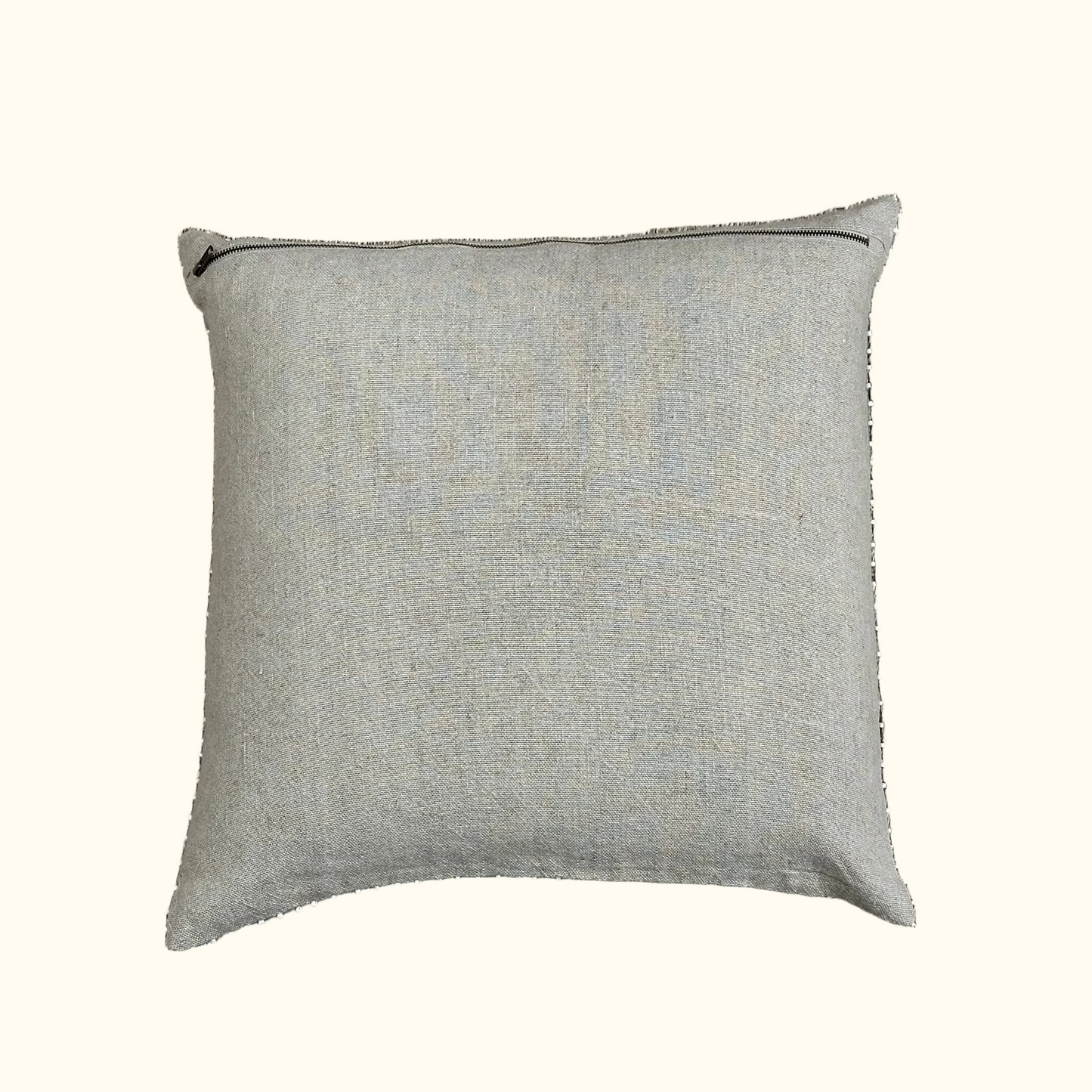 Vintage Silk Damask Pillow - 22 x 22 - India - 569a