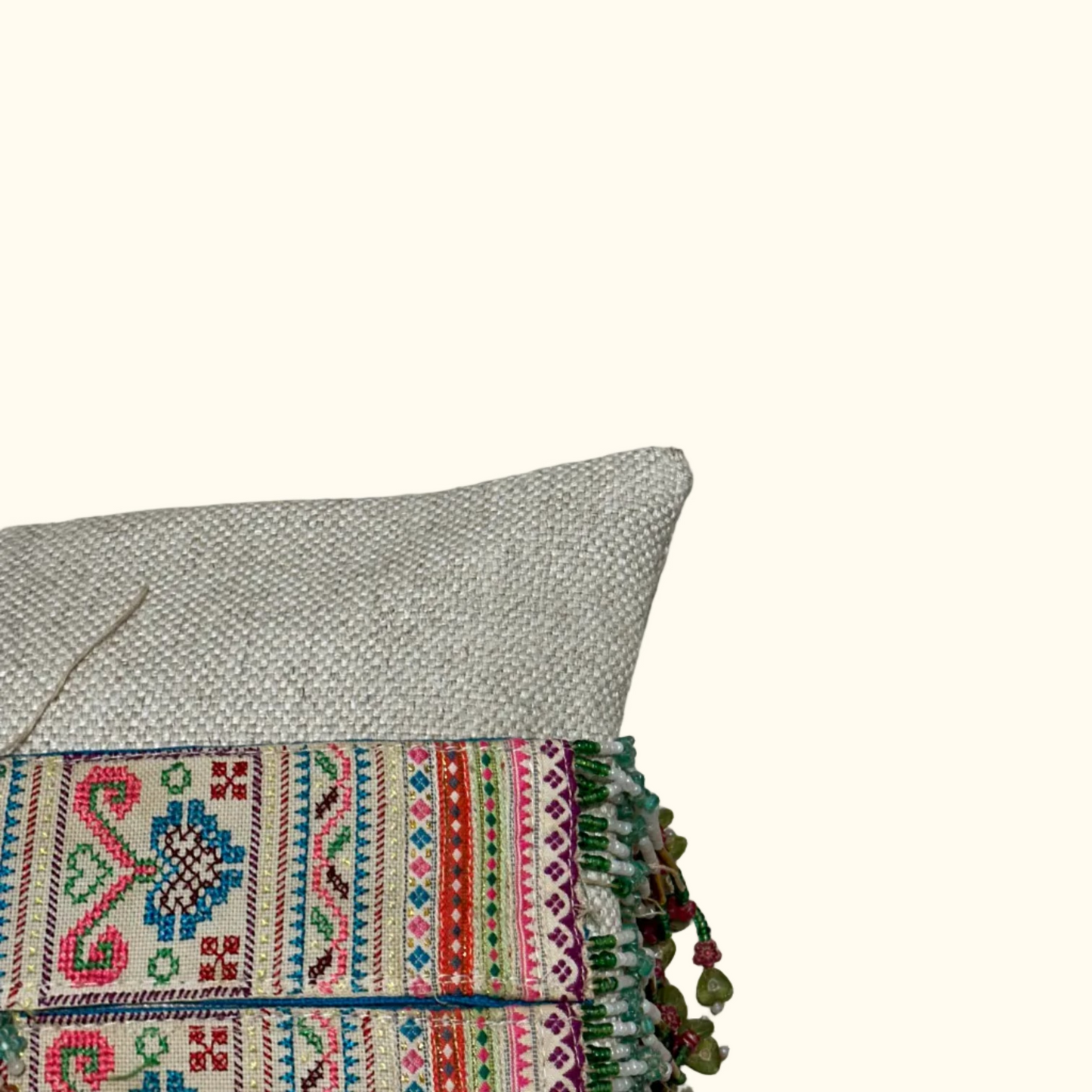 Hmong Adornment Pillow - 11" x 17" - Thailand - 505