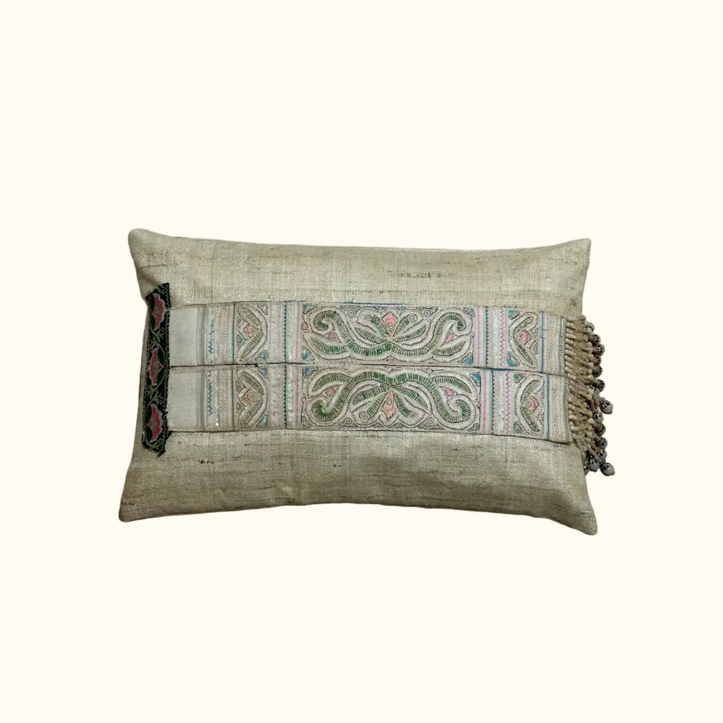 Hmong Adornment Pillow - 11" x 17" - Thailand - 501