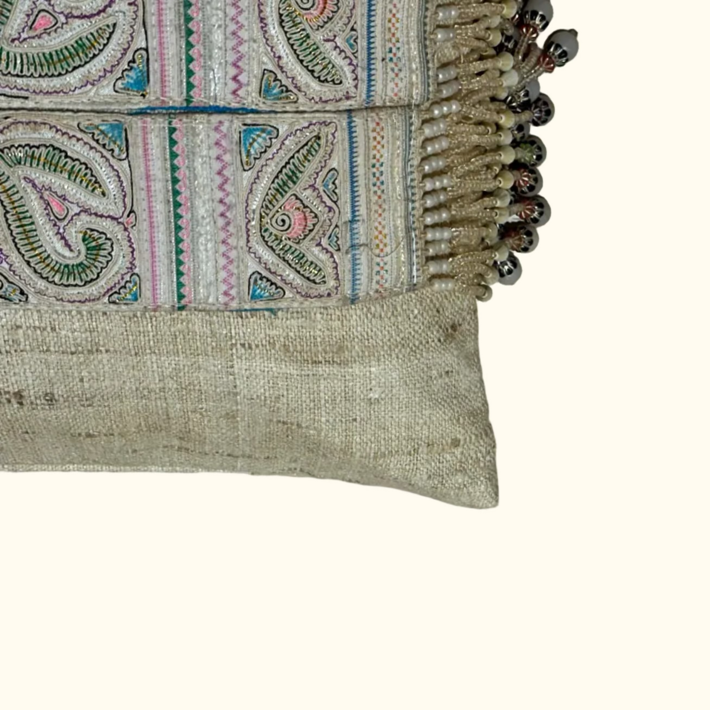 Hmong Adornment Pillow - 11" x 17" - Thailand - 501