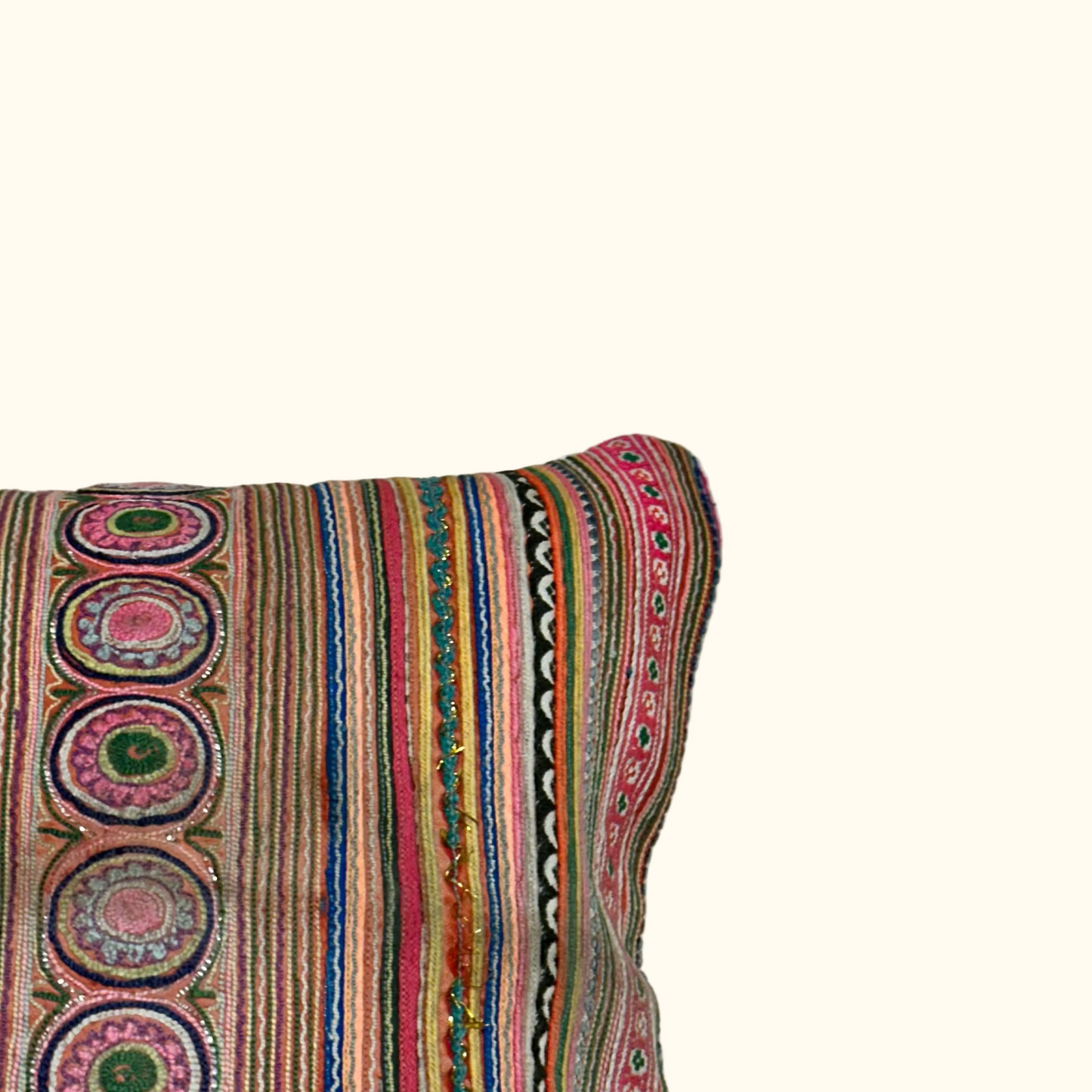 Hmong Tribal Costume Adornment Pillow - 9" x 16" - 517
