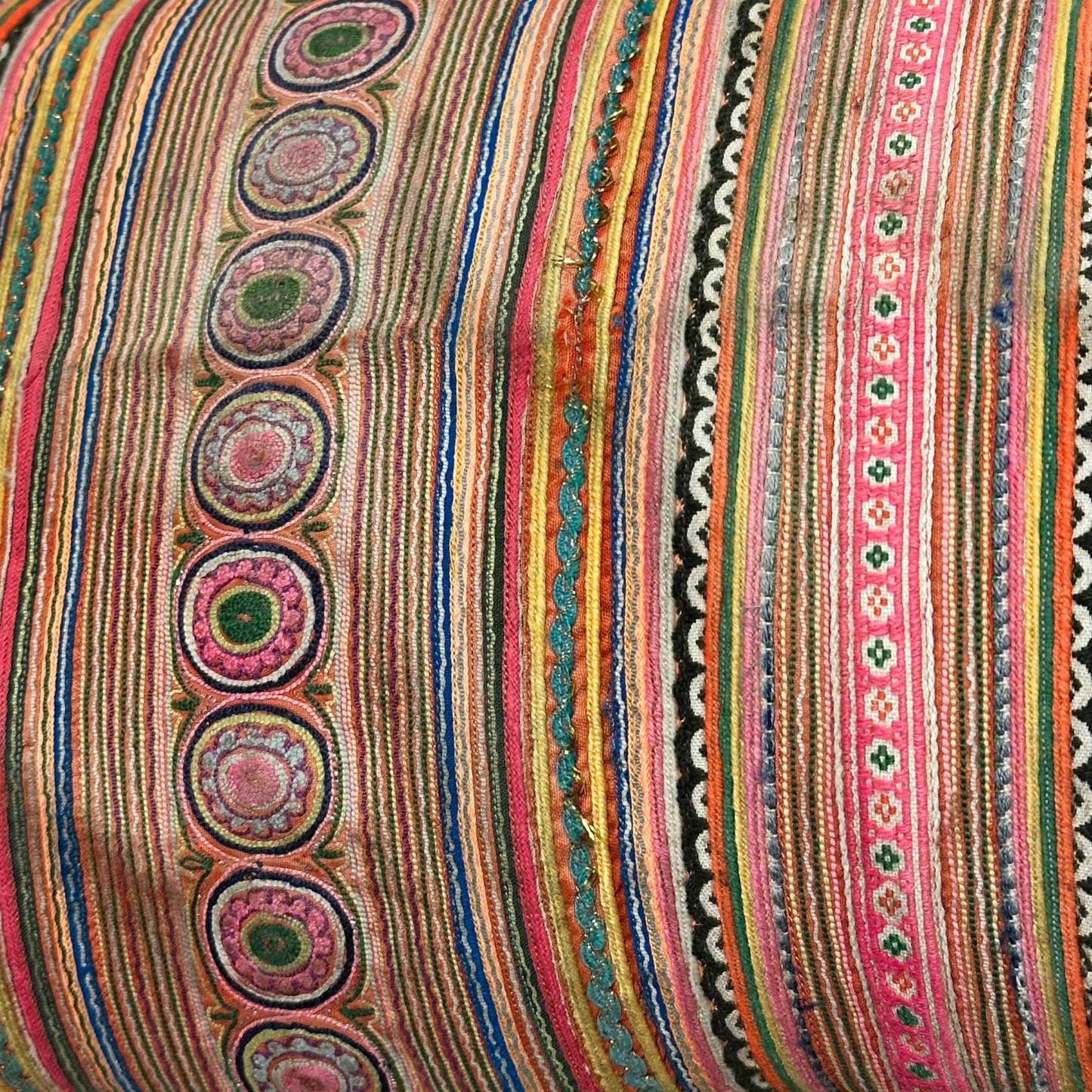 Hmong Tribal Costume Adornment Pillow - 9" x 16" - 519