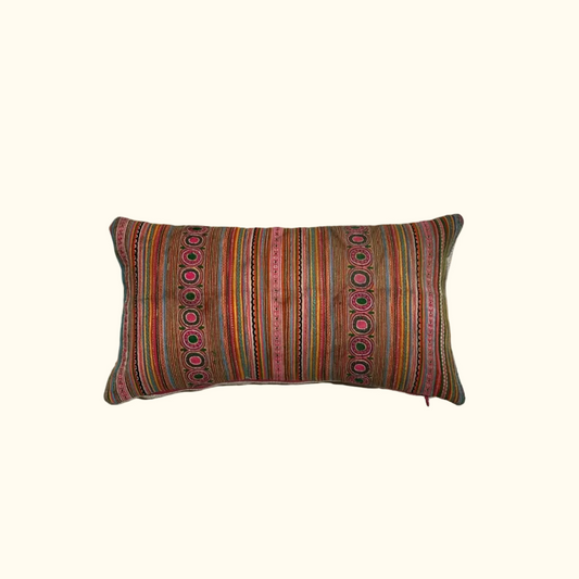 Hmong Tribal Costume Adornment Pillow - 9" x 16" - 519