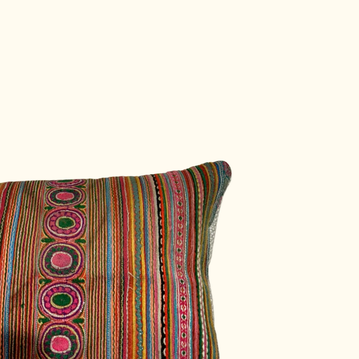Hmong Tribal Costume Adornment Pillow - 9" x 16" - 519