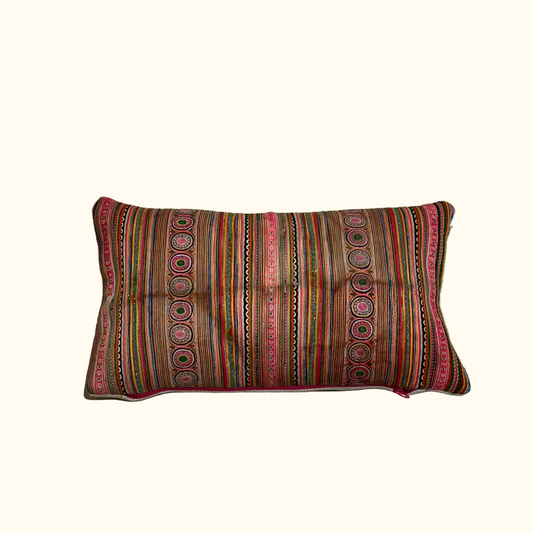 Hmong Tribal Costume Adornment Pillow - 9" x 16" - 518