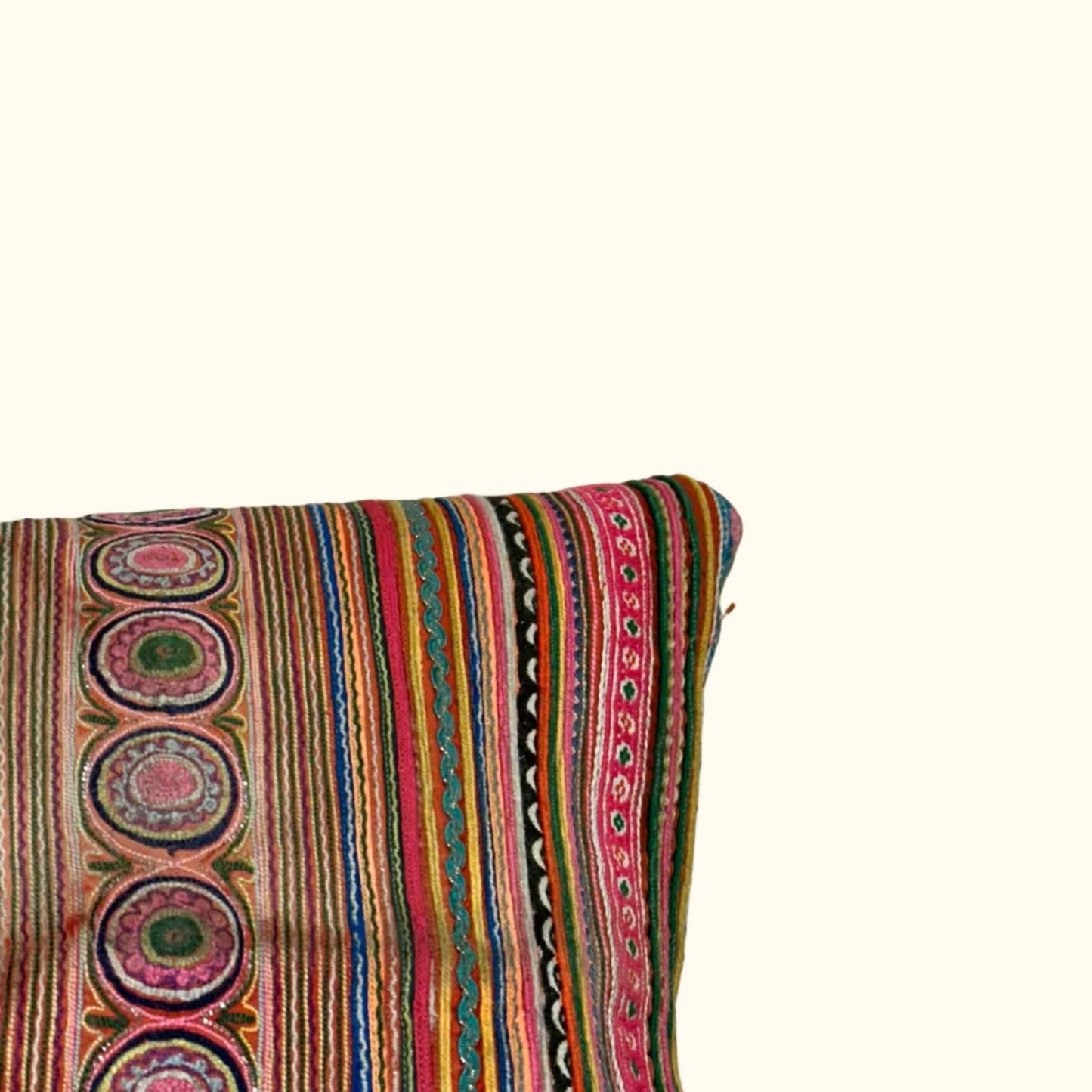 Hmong Tribal Costume Adornment Pillow - 9" x 16" - 518