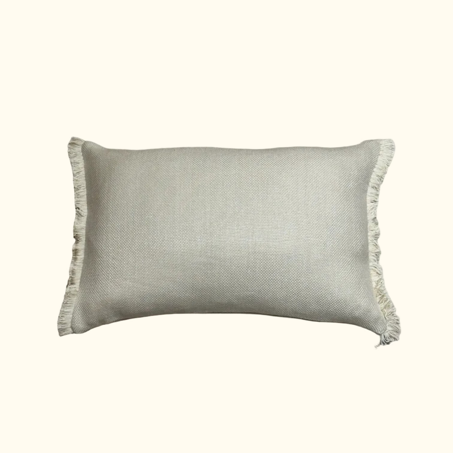 Vintage Hand Painted Silk Pillow - 11" x 17" - 539a