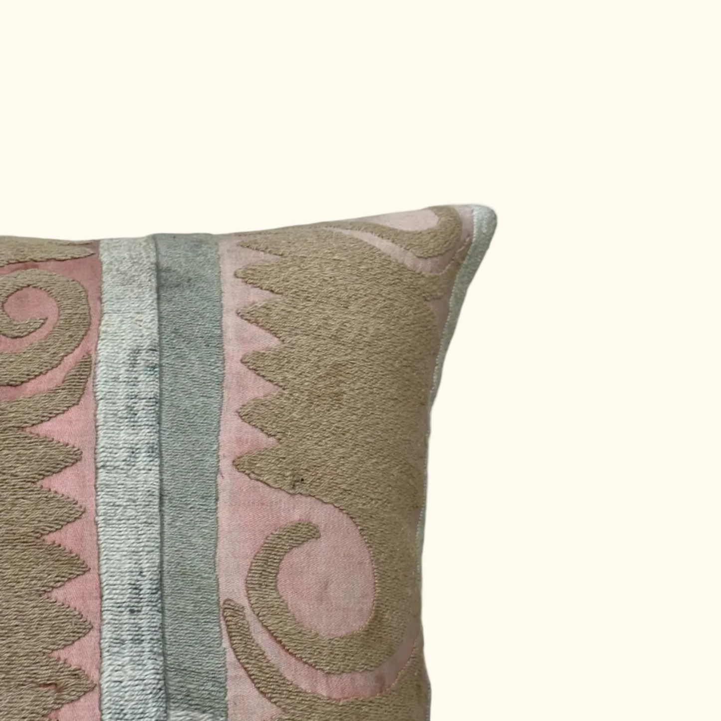 Vintage Suzani Pillow - 16" x 16" - Turkey - 520