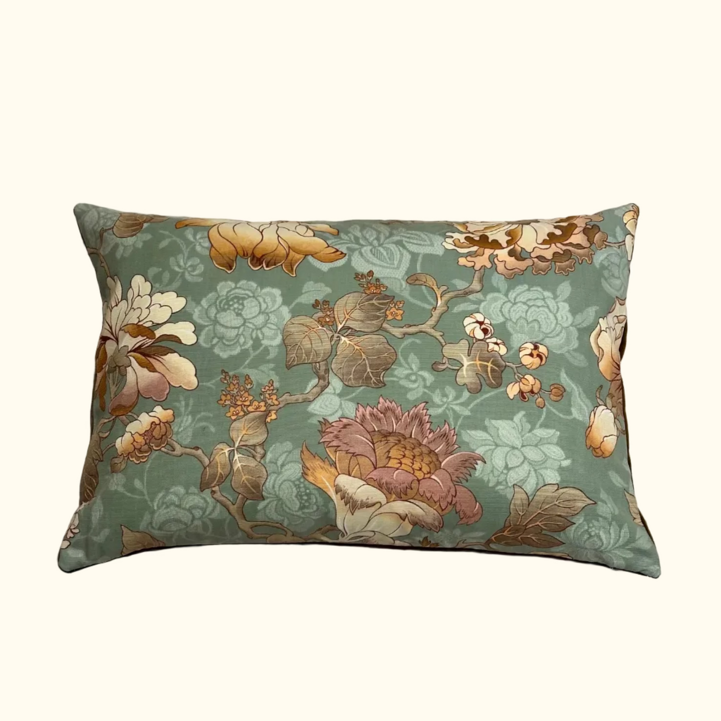 Antique Print c. 1920's Pillow - 16" x 24" - France - 378b