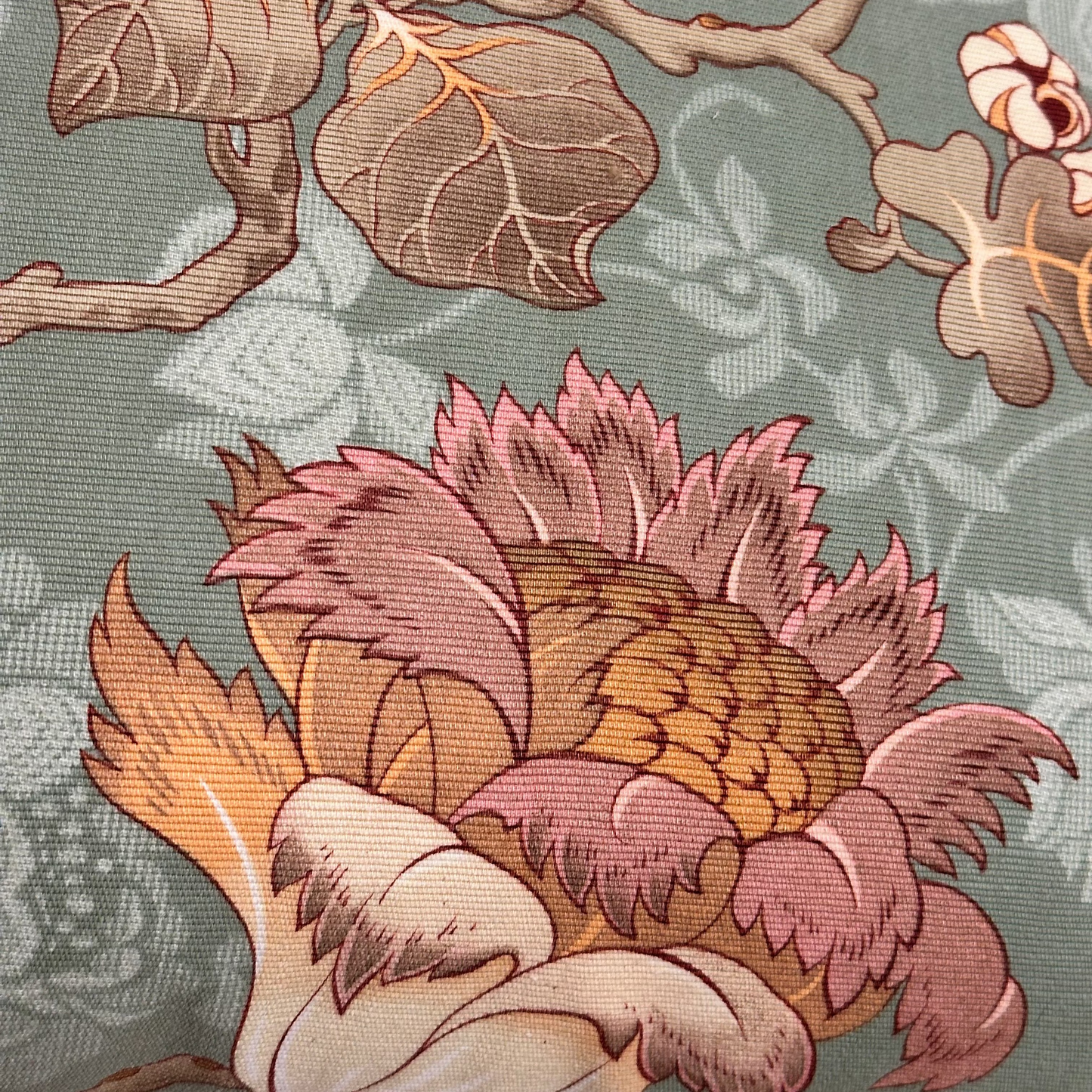 Antique Print c. 1920's Pillow - 16" x 24" - France - 378b