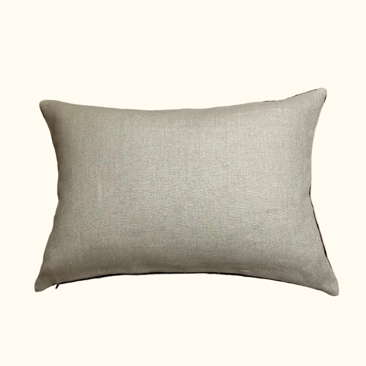 Vintage Woven with Embroidery Pillow - 16" x 24" - Guatemala - 497b