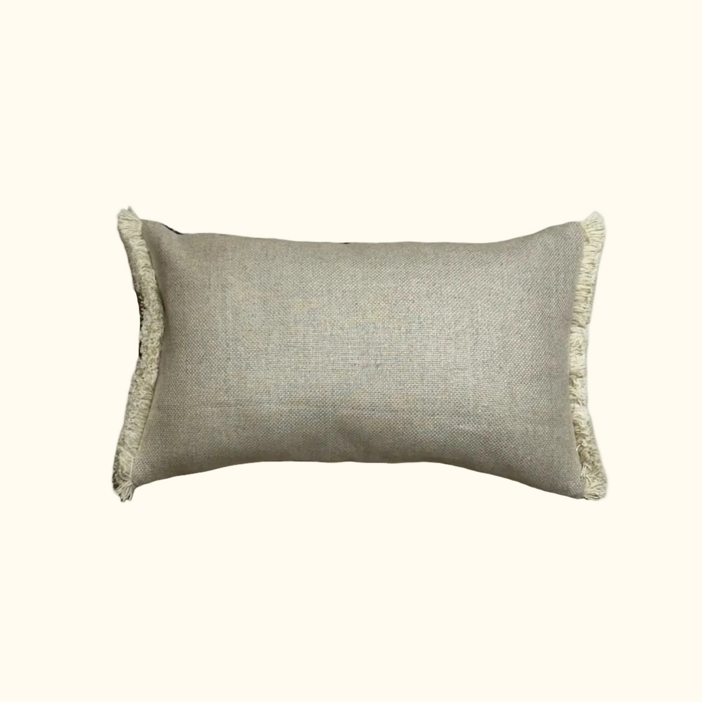 Vintage Block Print Pillow - 11" x 17" - 533a