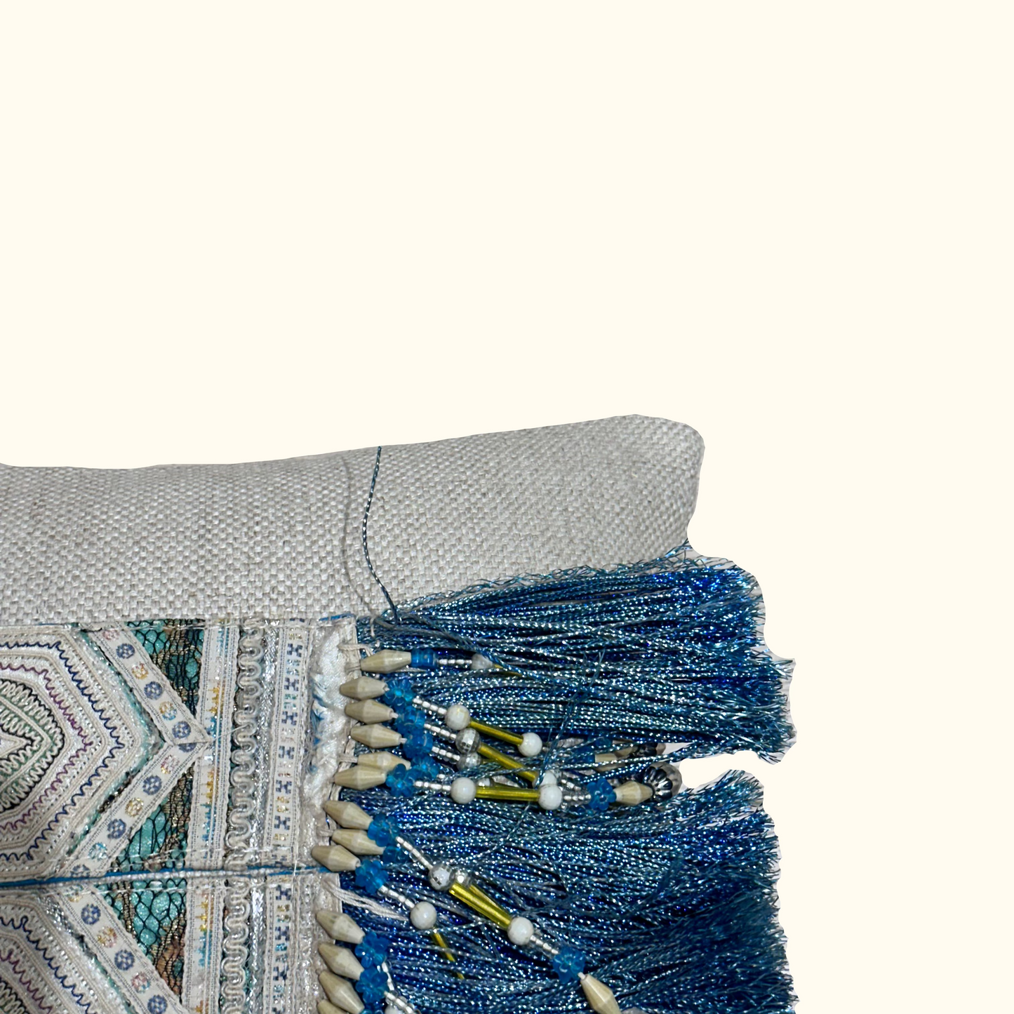 Hmong Adornment Pillow - 11" x 17" - Thailand - 506
