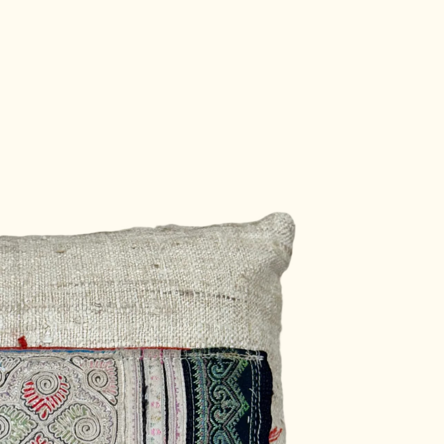 Hmong Adornment Pillow - 11" x 17" - Thailand - 507