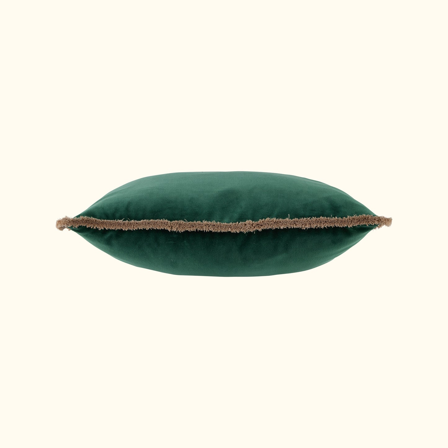 Ivy Cotton Velvet with Fringe Pillow - 24" x 24" - USA