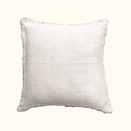 Serafina-22x22-Ivory Pillow